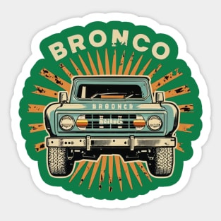 1966-1977 Bronco Grille Sticker